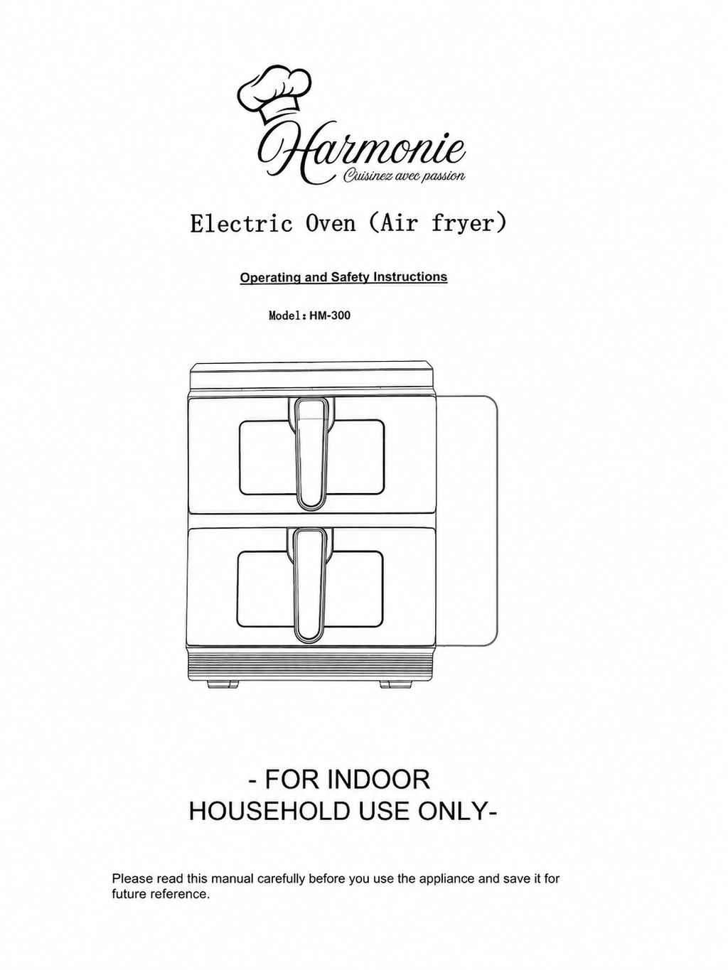 Harmony airfryer